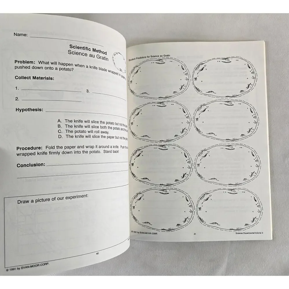 Evan-Moor Science Books Grades Pre-School/Pre-K to 3rd Grade Homeschool Teacher